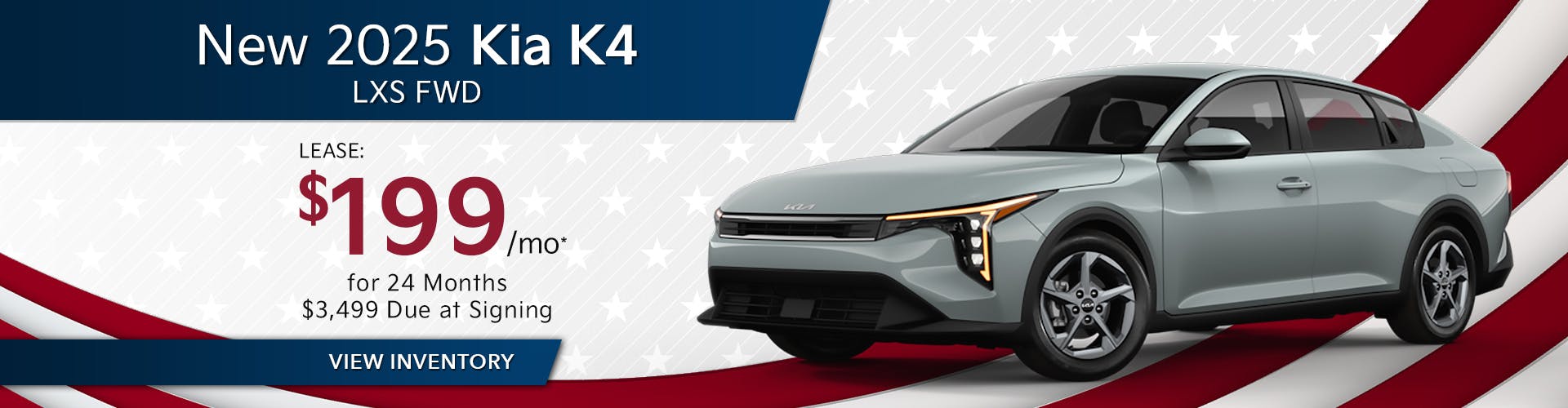 New 2025 Kia K4 LXS FWD