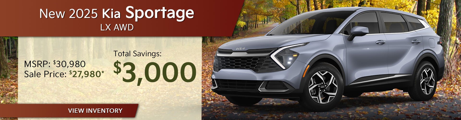 New 2025 Kia Sportage LX AWD