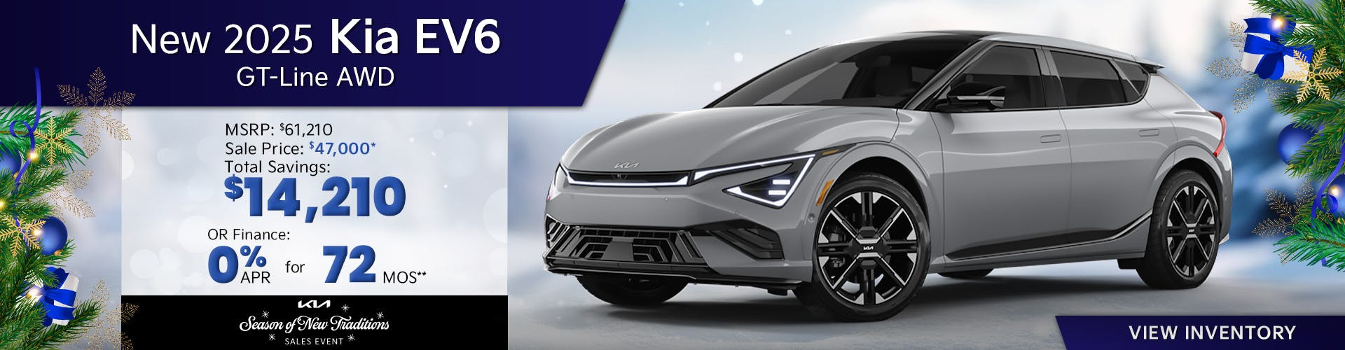 New 2025 Kia EV6 GT-Line AWD