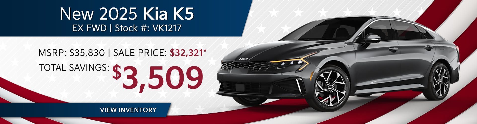 New 2025 Kia K5 EX FWD