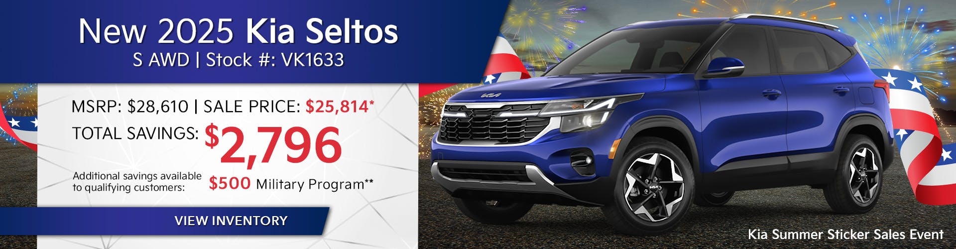 New 2025 Kia Seltos S AWD