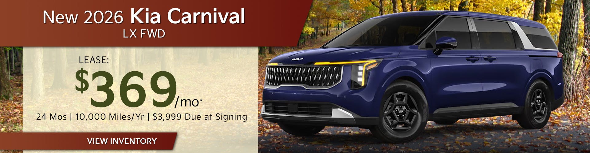 New 2026 Kia Carnival LX FWD