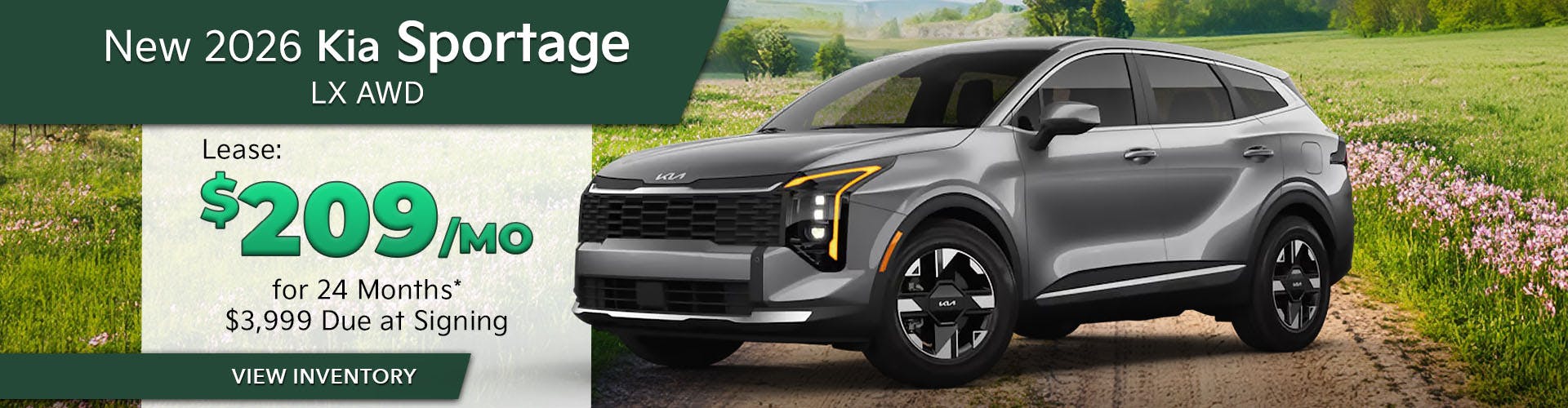 New 2026 Sportage LX AWD