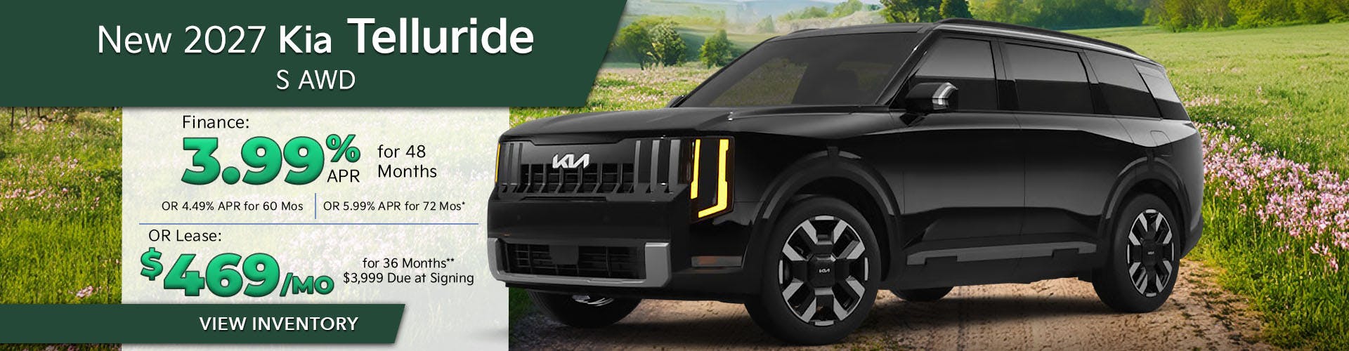 New 2027 Kia Telluride S AWD