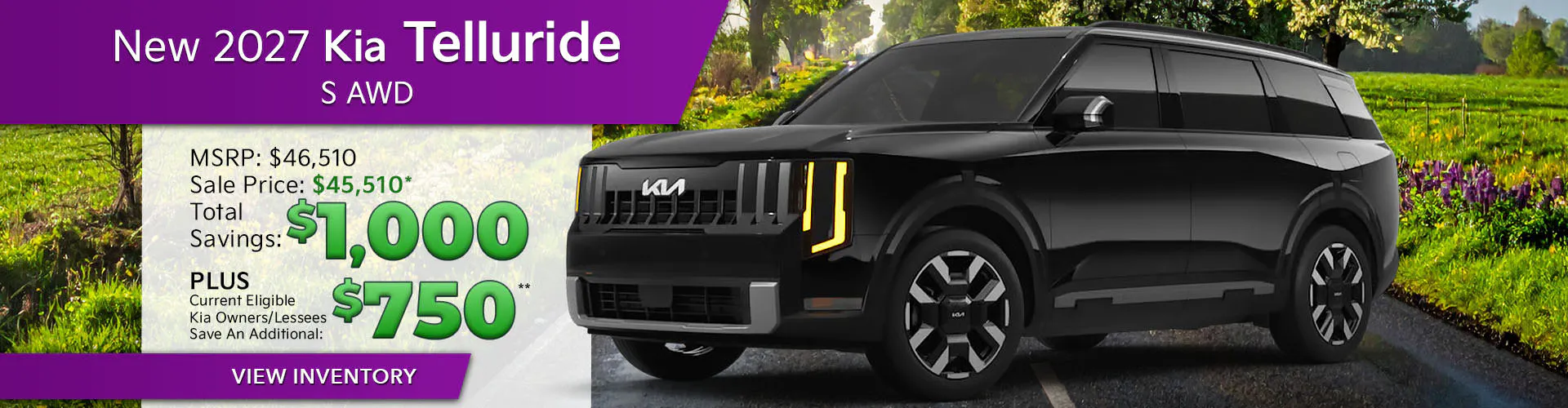 New 2027 Kia Telluride S AWD