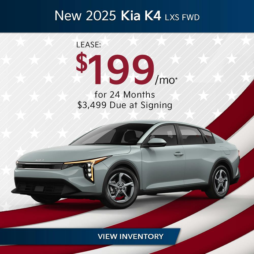 New 2025 Kia K4 LXS FWD