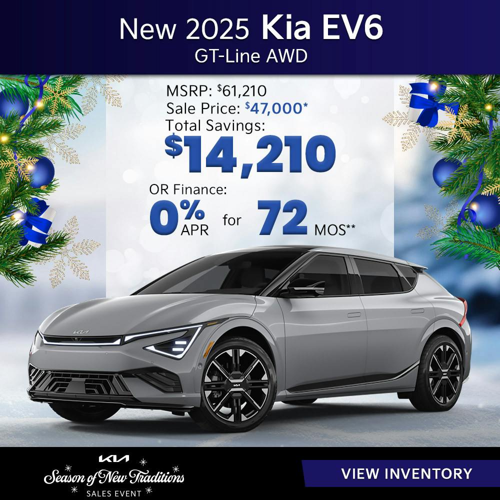 New 2025 Kia EV6 GT-Line AWD