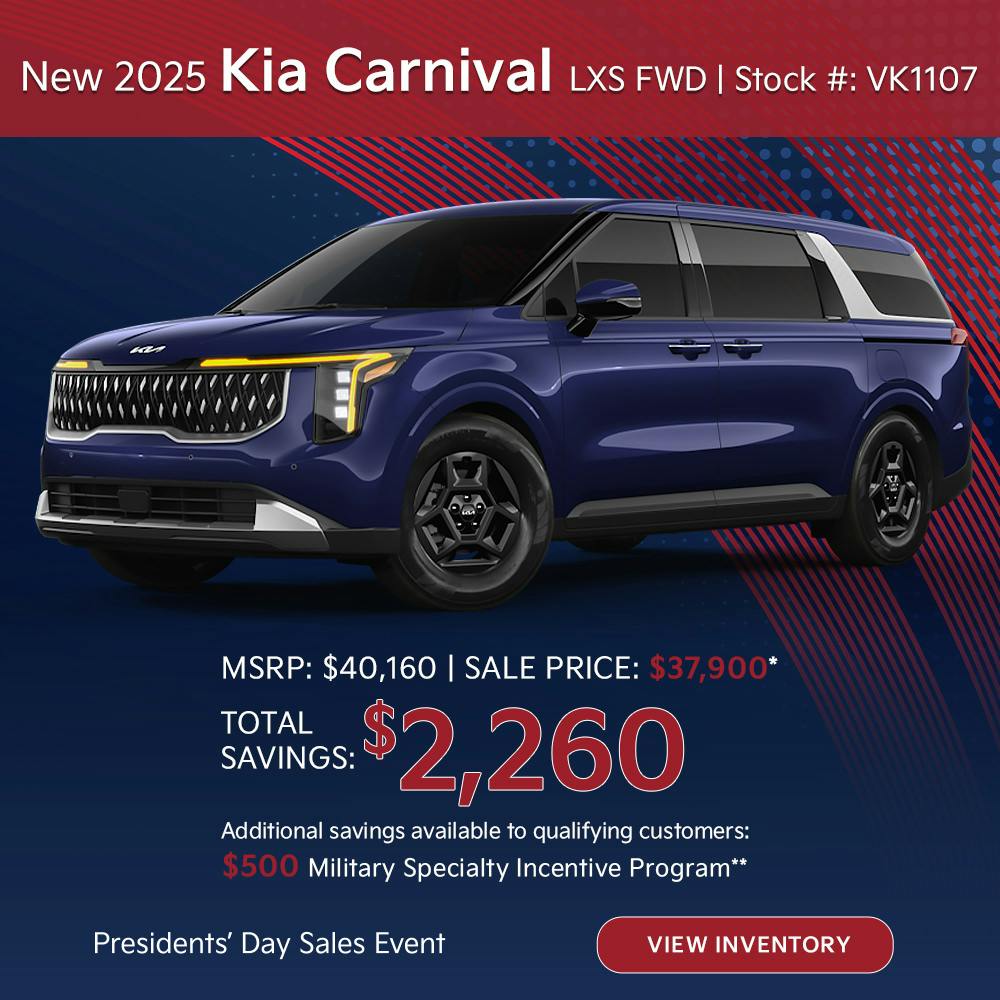 New 2025 Kia Carnival LXS FWD | Diehl Kia of Beaver