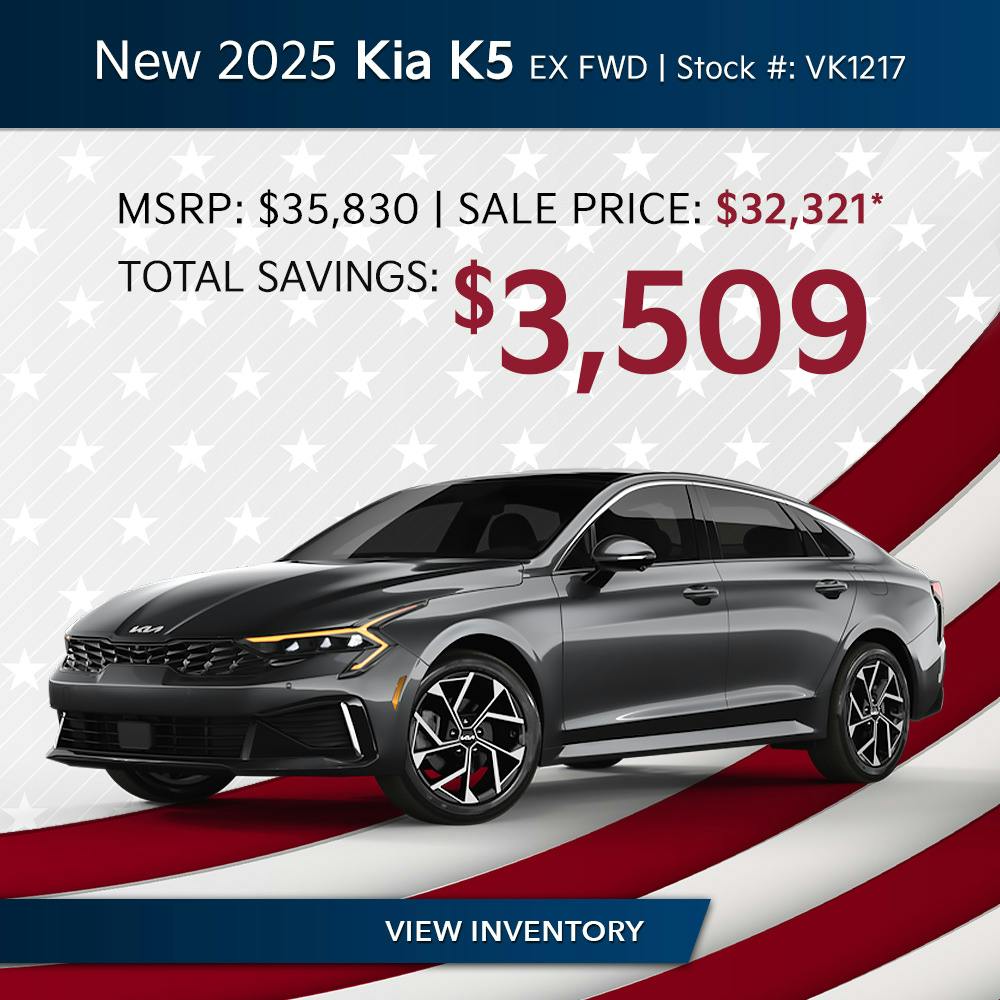 New 2025 Kia K5 EX FWD