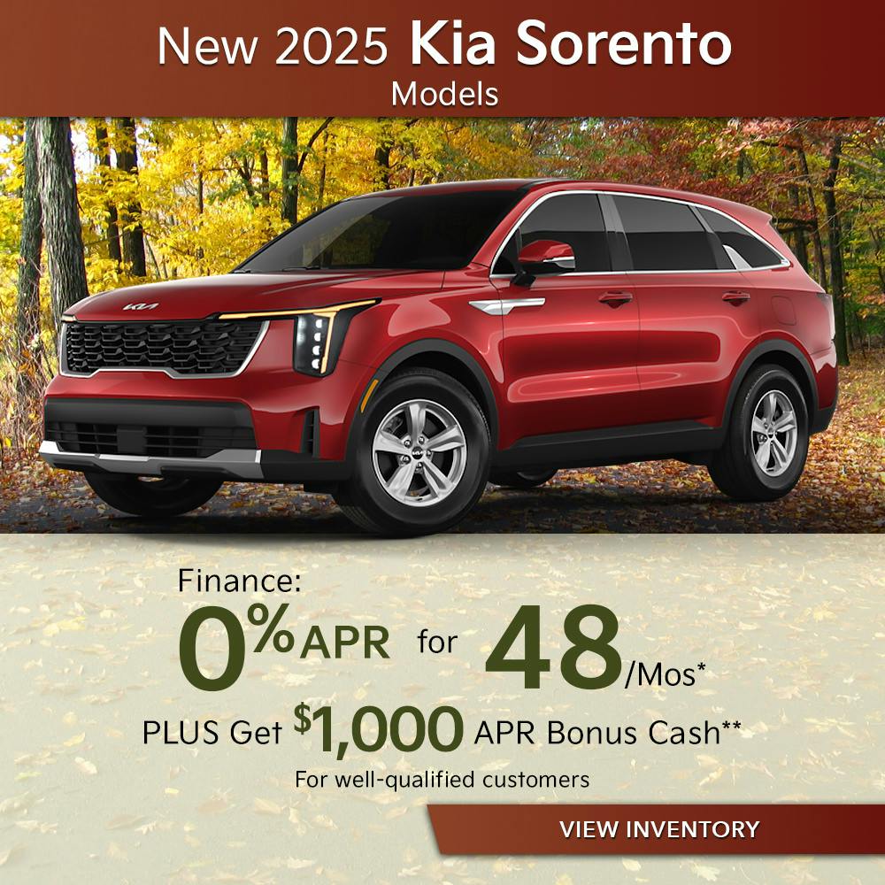 New 2025 Kia Sorento Models
