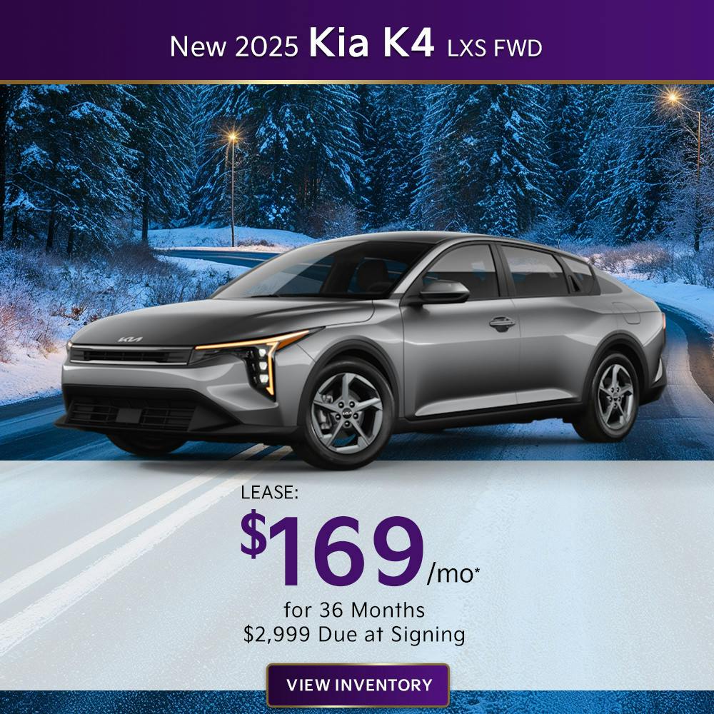 New 2025 Kia K4 LXS FWD