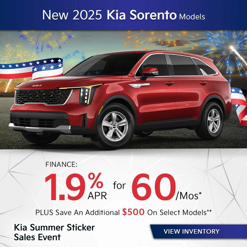 New 2025 Kia Sorento Models