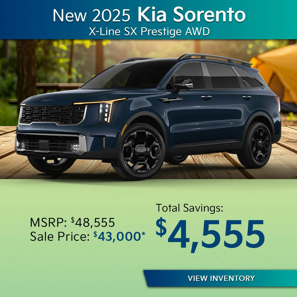 New 2025 Kia Sorento X-Line SX Prestige AWD