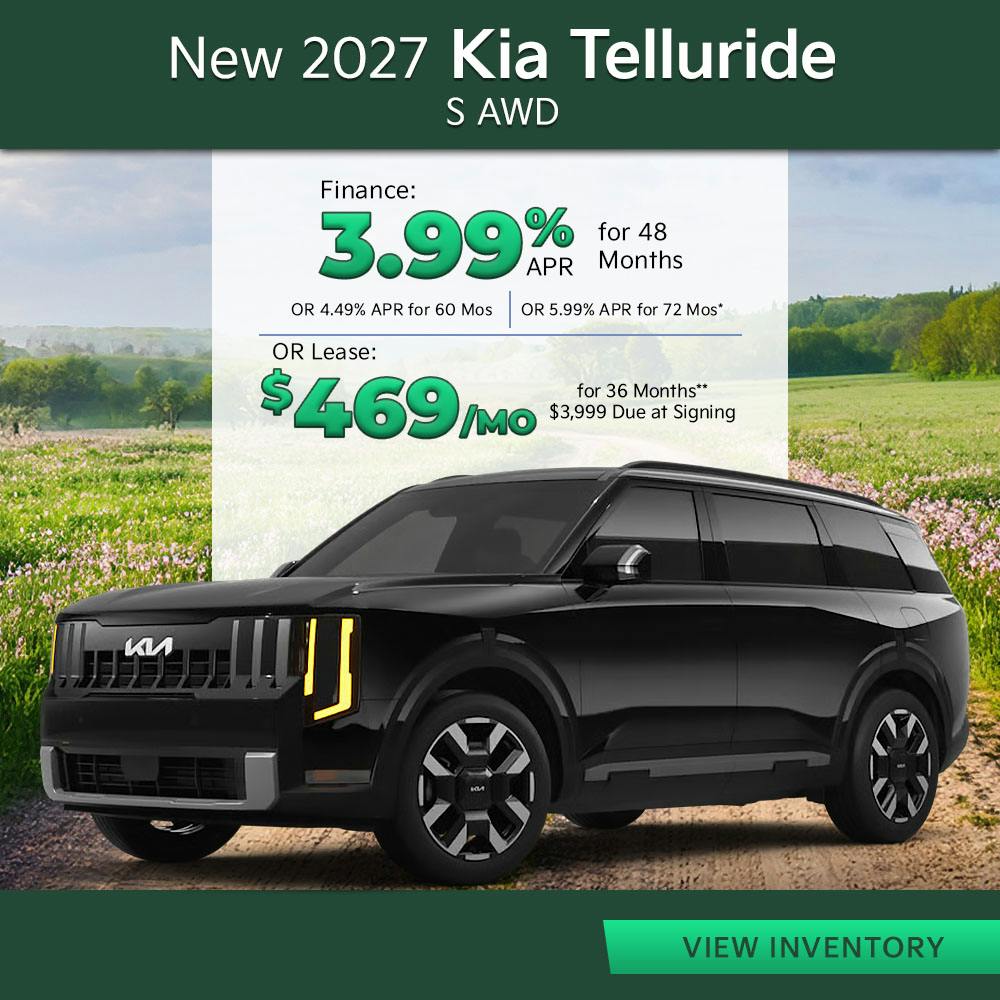 New 2027 Kia Telluride S AWD