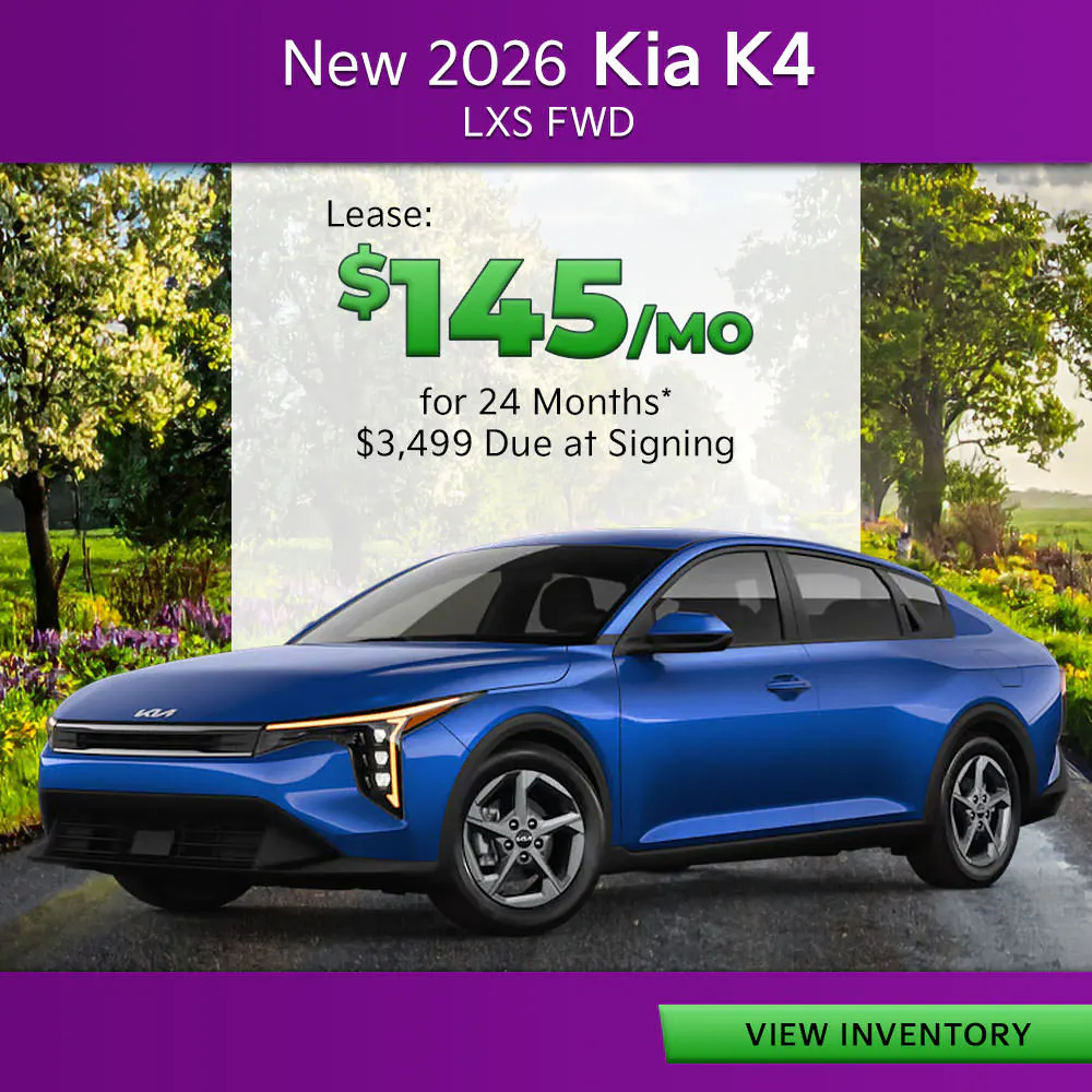 New 2026 Kia K4 LXS FWD