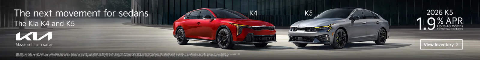 The KIA K4 and K5