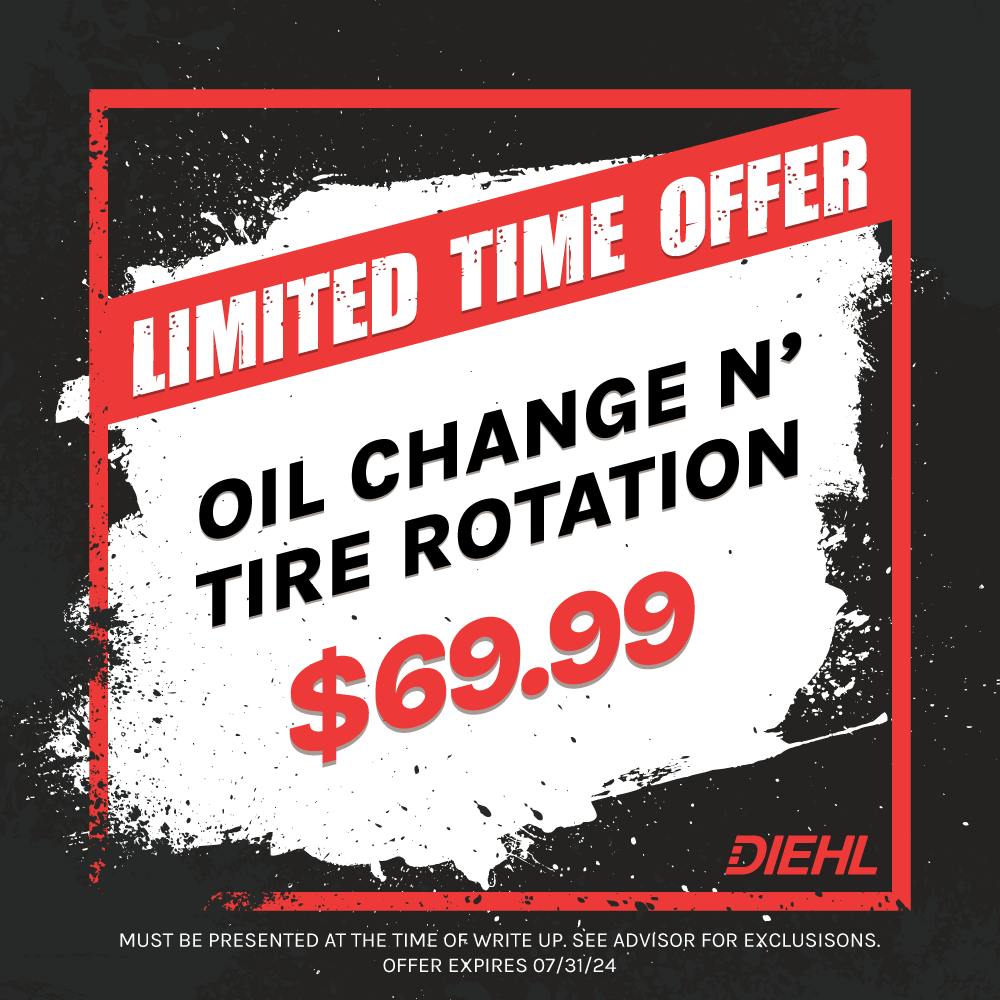 Oil Change & Tire Rotation | Diehl Kia of Beaver