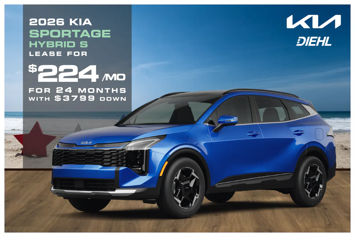 New 2026 Kia Sportage Hybrid S AWD | Diehl Kia of Hermitage