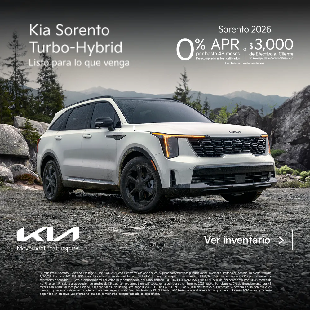 New 2027 Kia Sorento Turbo-Hybrid