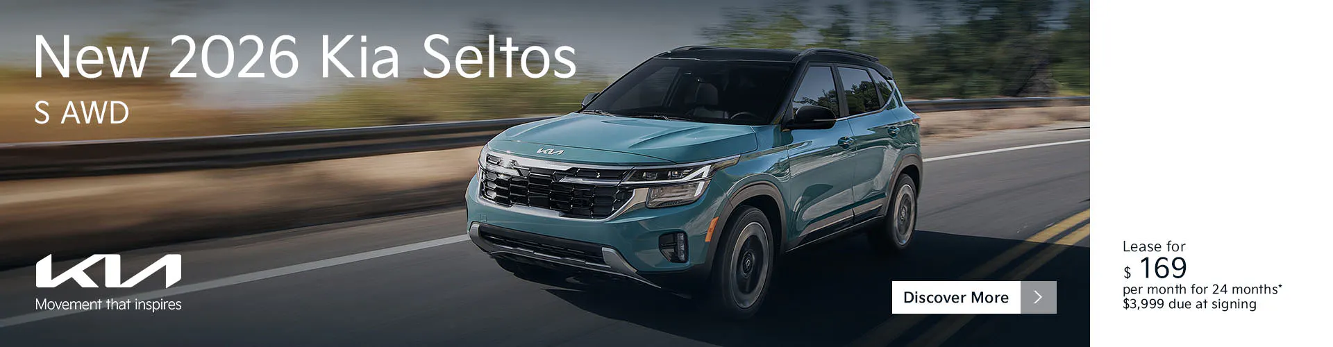 New 2026 Kia Seltos S AWD
