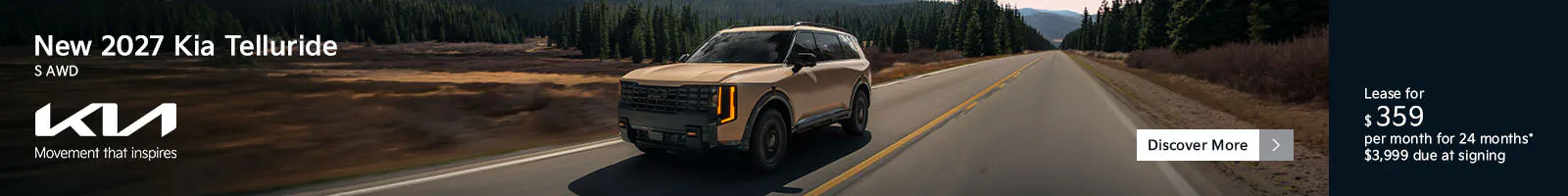New 2027 Kia Telluride S AWD