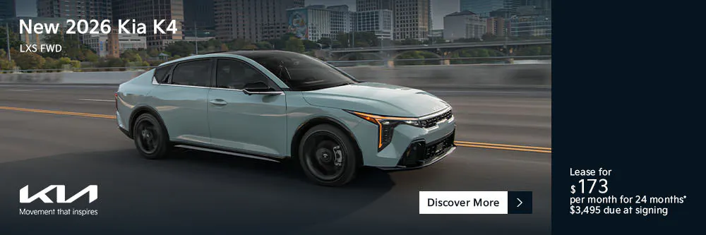 New 2026 Kia K4 LXS FWD | Diehl Kia of Hermitage