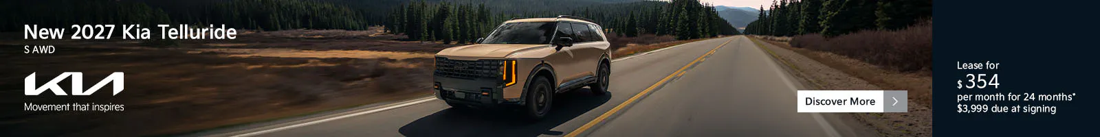 New 2027 Kia Telluride S AWD