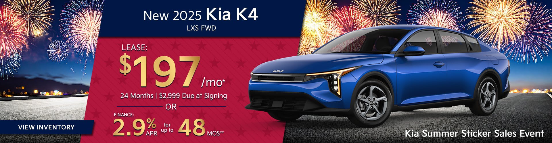 New 2025 Kia K4 LXS FWD