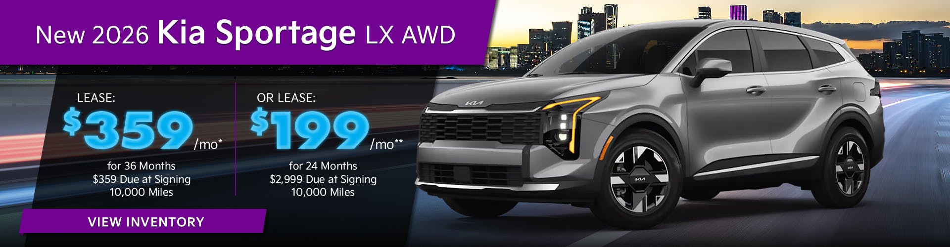 New 2026 Kia Sportage LX AWD