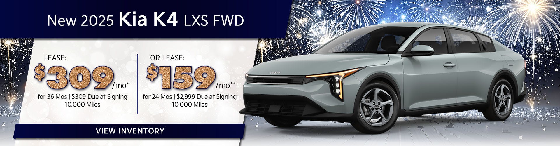 New 2025 Kia K4 LXS FWD