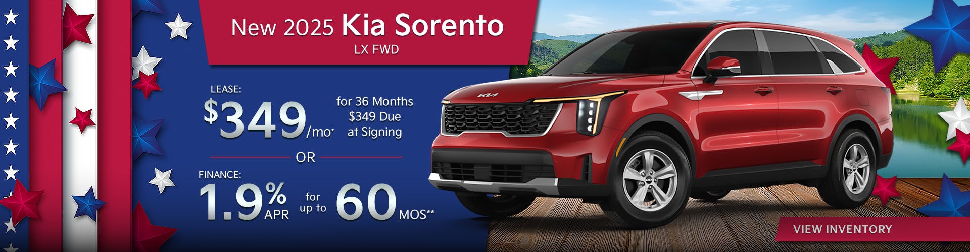 New 2025 Kia Sorento LX FWD