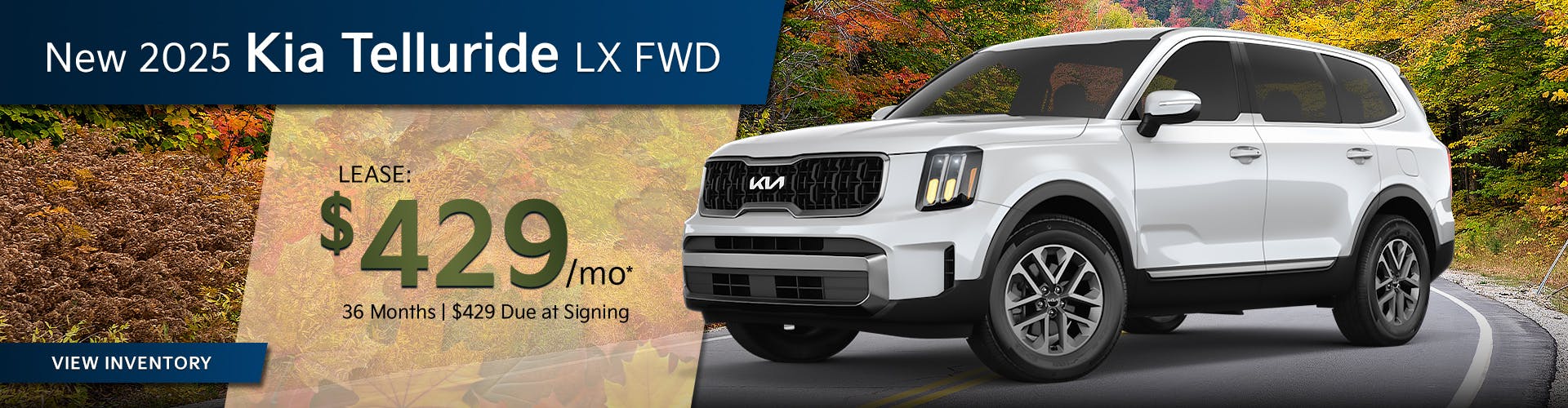 New 2025 Kia Telluride LX FWD