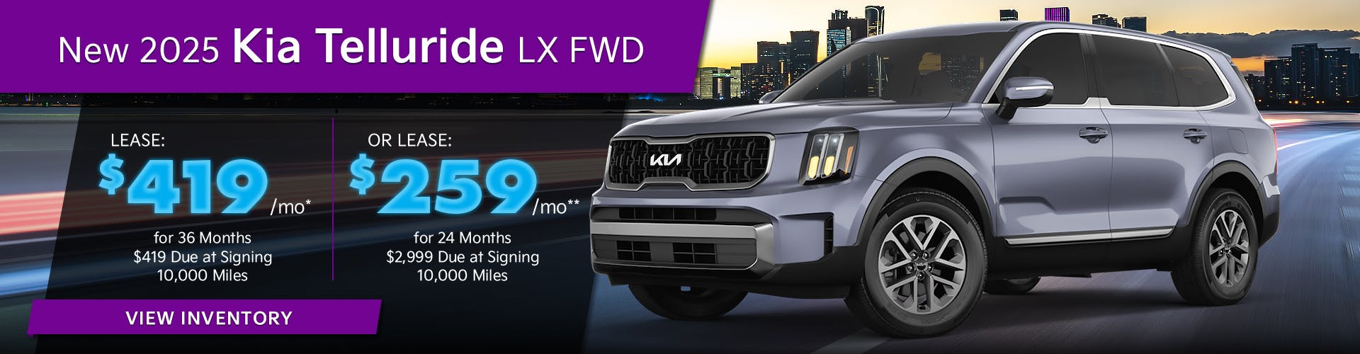 New 2025 Kia Telluride LX FWD