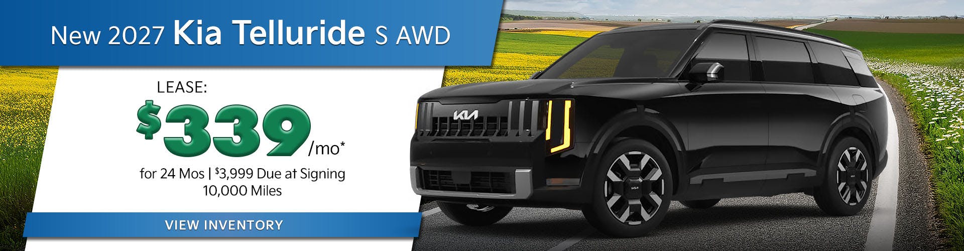 New 2027 Kia Telluride S AWD