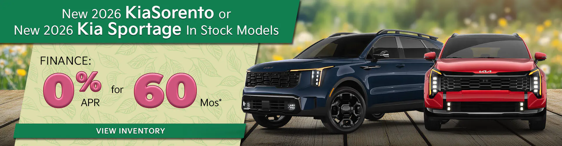 New 2026 Kia Sorento or New 2026 Kia Sportage