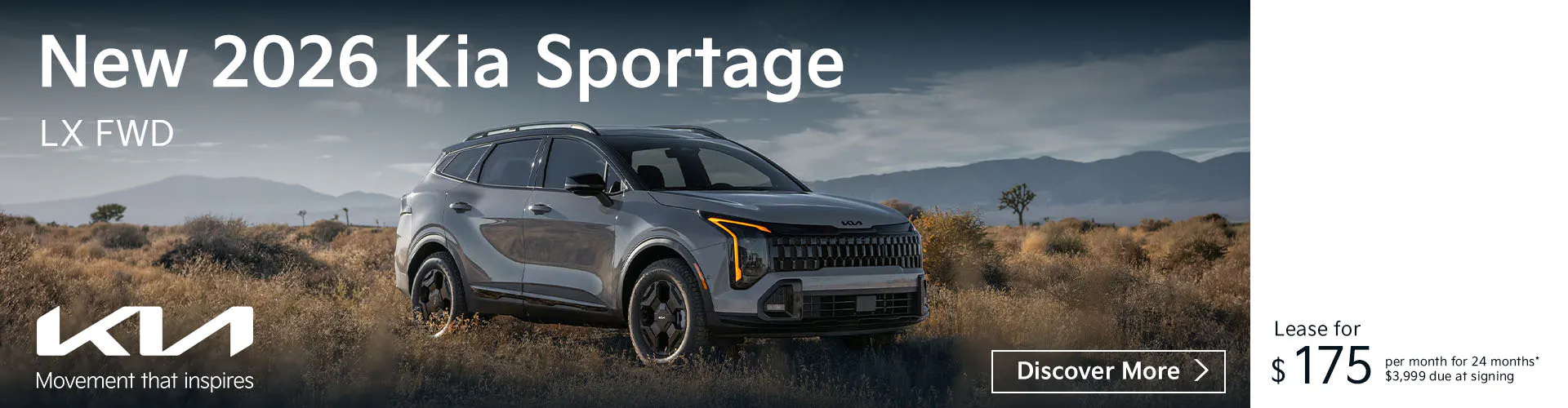 New 2026 Kia Sportage LX FWD