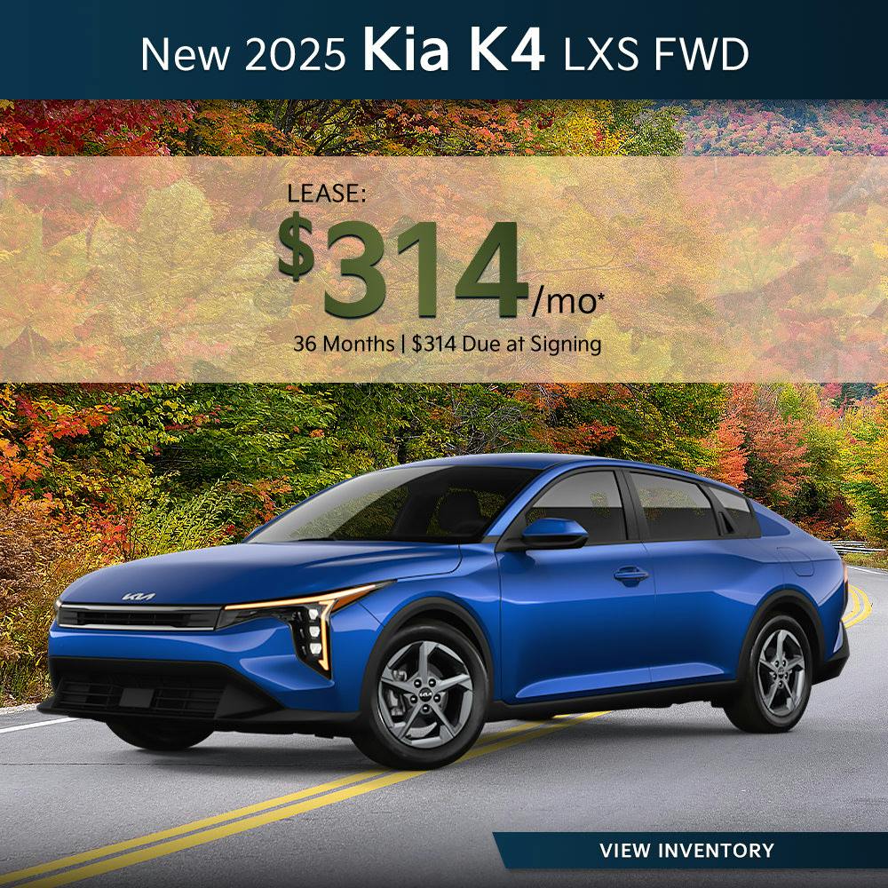 ​New 2025 Kia K4 LXS FWD