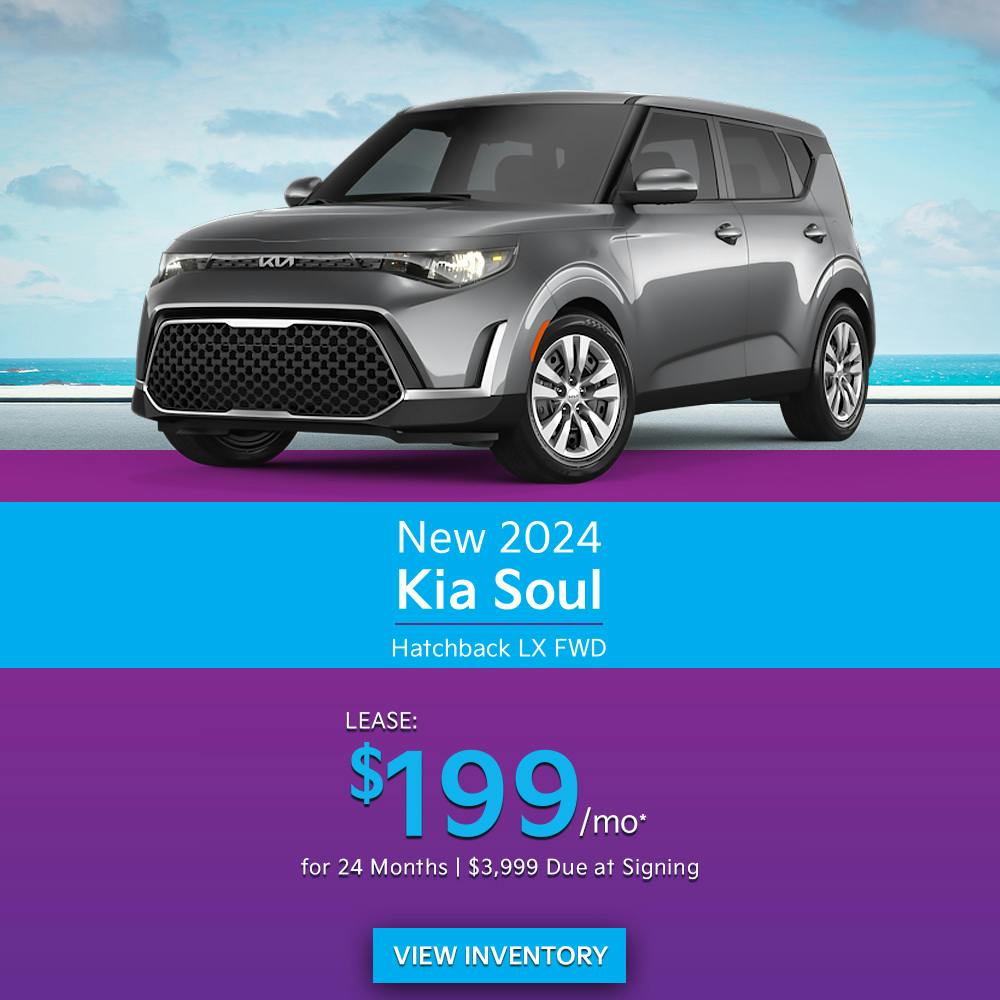 New 2024 Kia Soul Hatchback LX FWD