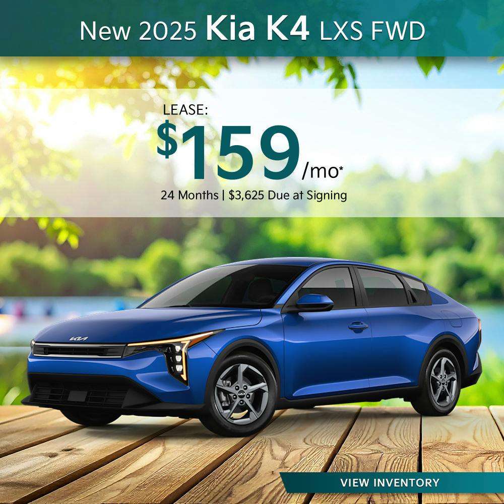 New 2025 Kia K4 LXS FWD