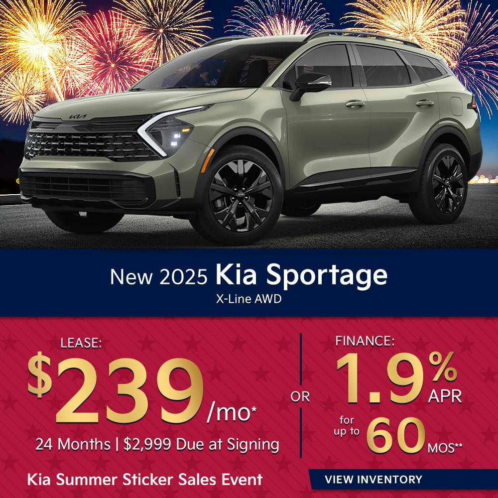 New 2025 Kia Sportage X-Line AWD | Diehl Kia of Hermitage