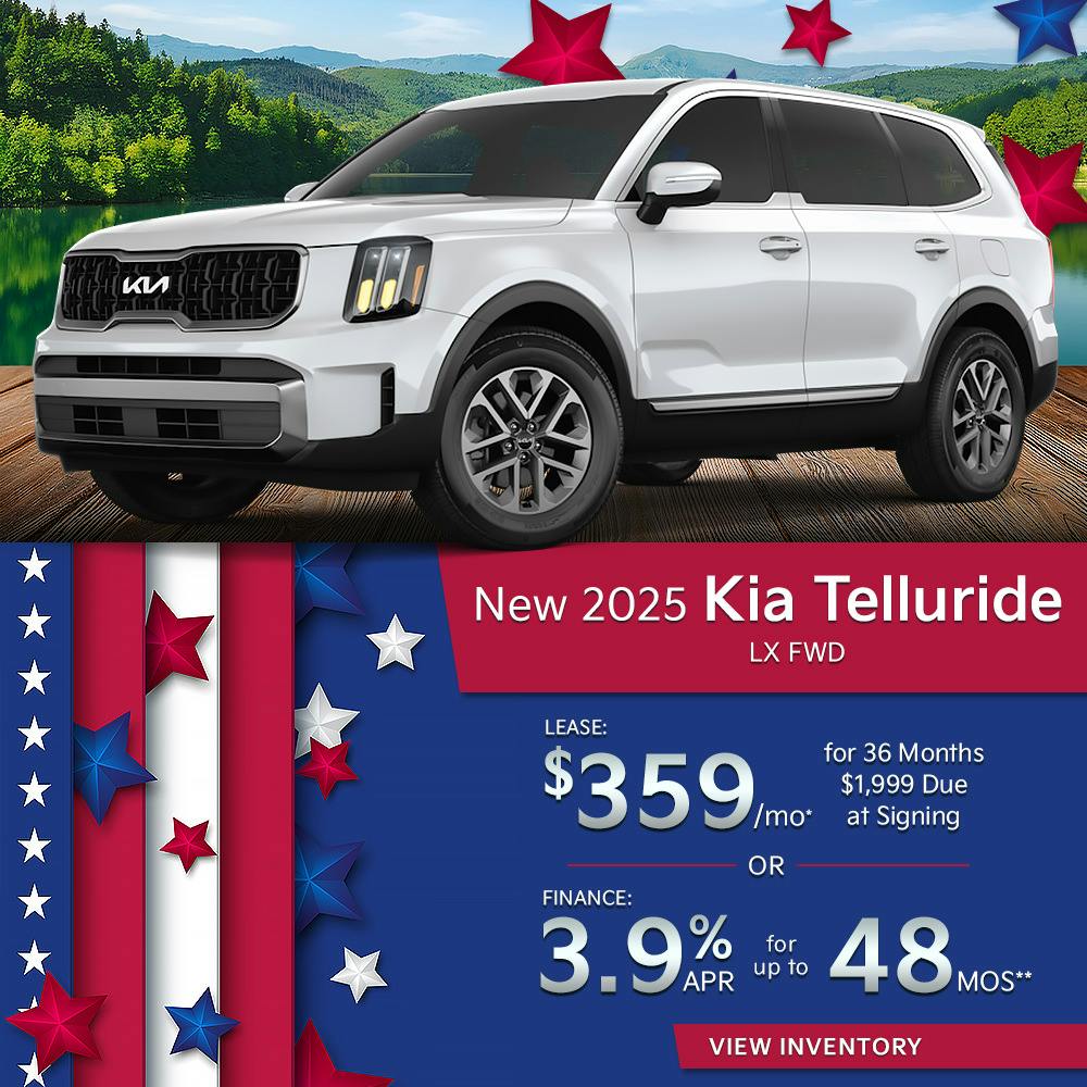 New 2025 Kia Telluride LX FWD | Diehl Kia of Hermitage