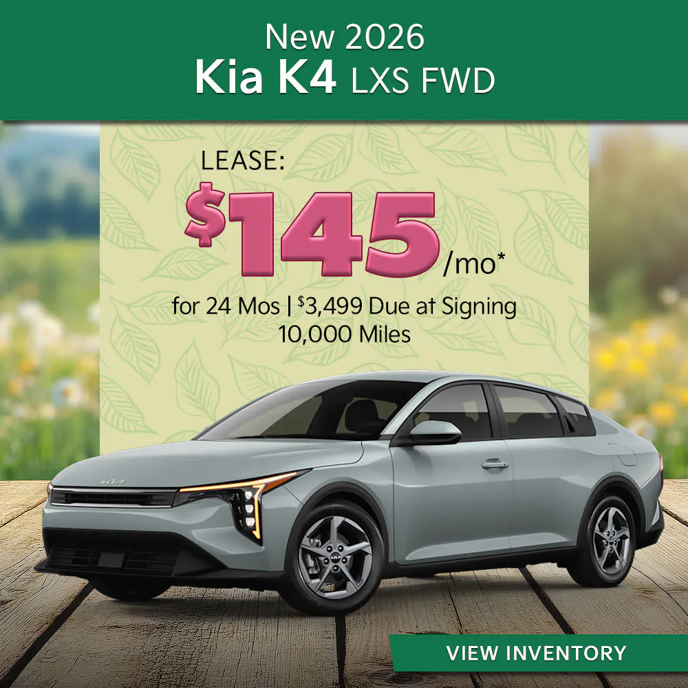 New 2026 Kia K4 LXS FWD
