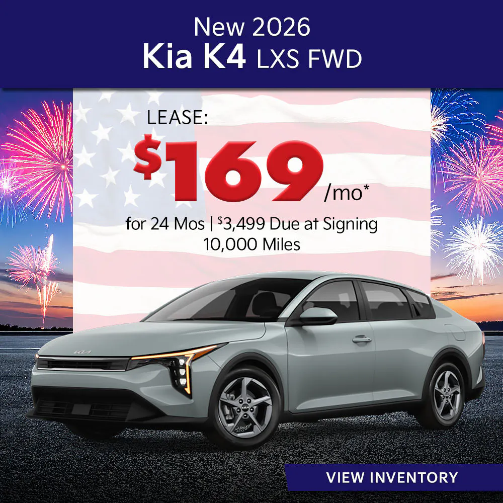 New 2026 Kia K4 LXS FWD