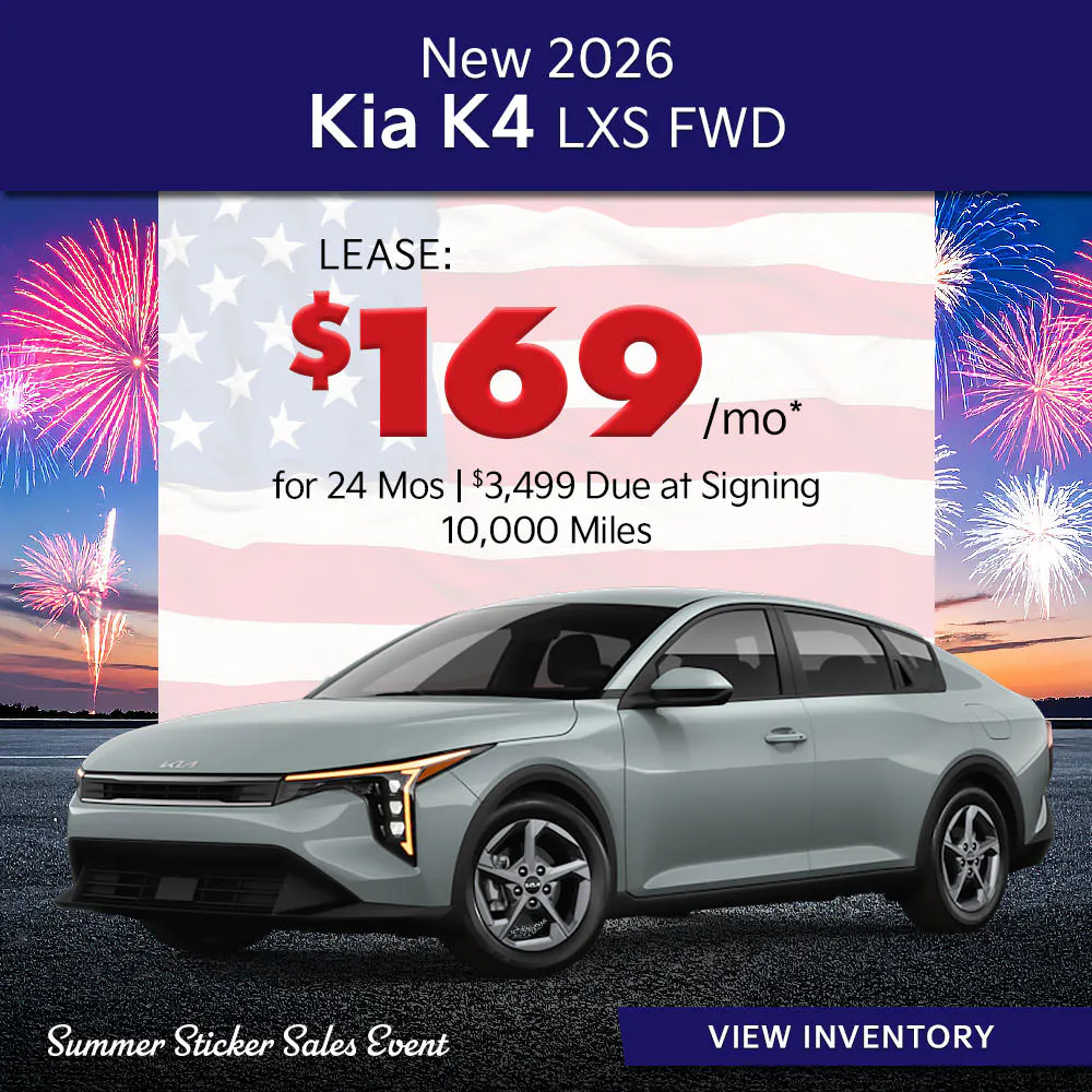 New 2026 Kia K4 LXS FWD