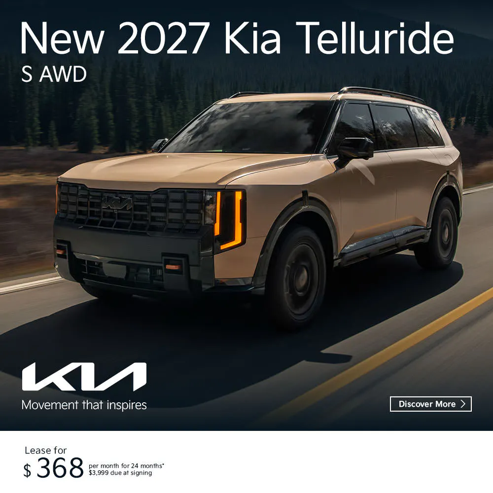 New 2027 Kia Telluride S AWD