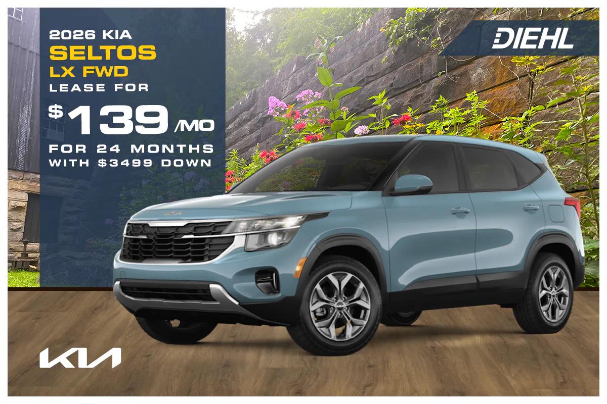 New 2026 Kia Seltos LX FWD | Diehl Kia of Hermitage