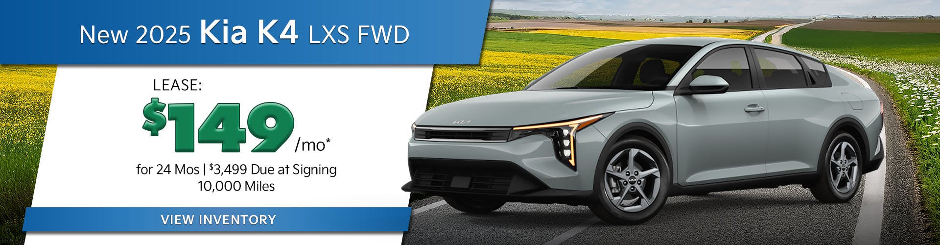 New 2026 Kia K4 LXS FWD