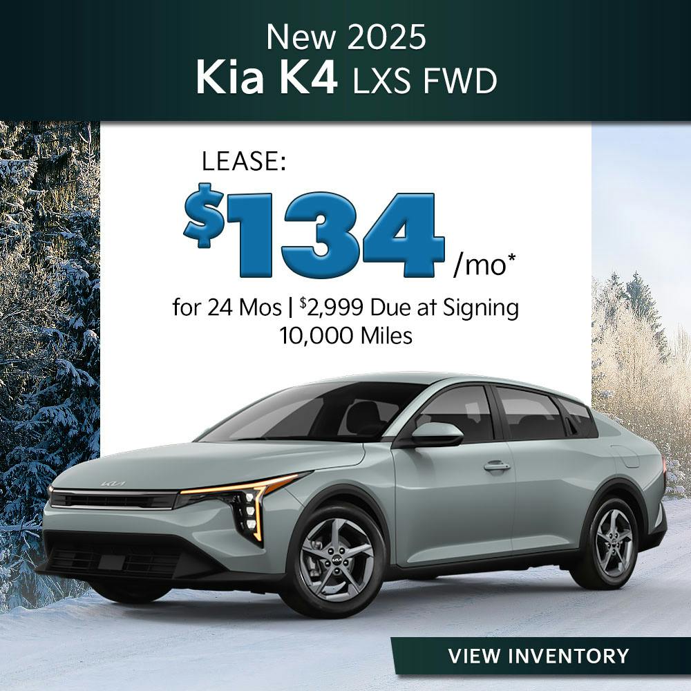 New 2025 Kia K4 LXS FWD