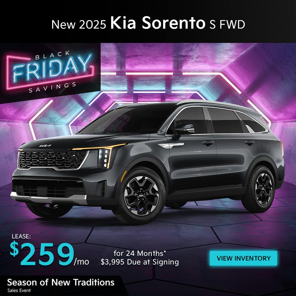 New 2025 Kia Sorento S FWD | Diehl Kia of Massillon