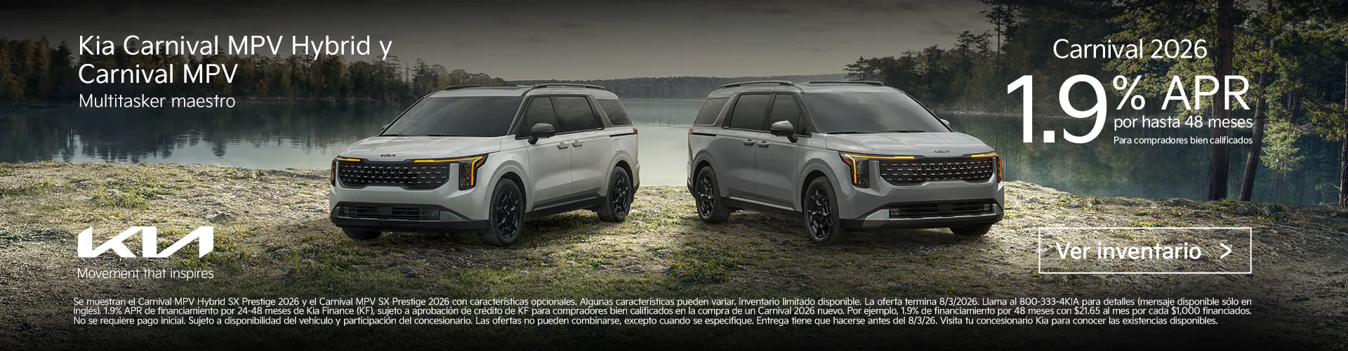 New 2026 Kia Carnival MPV